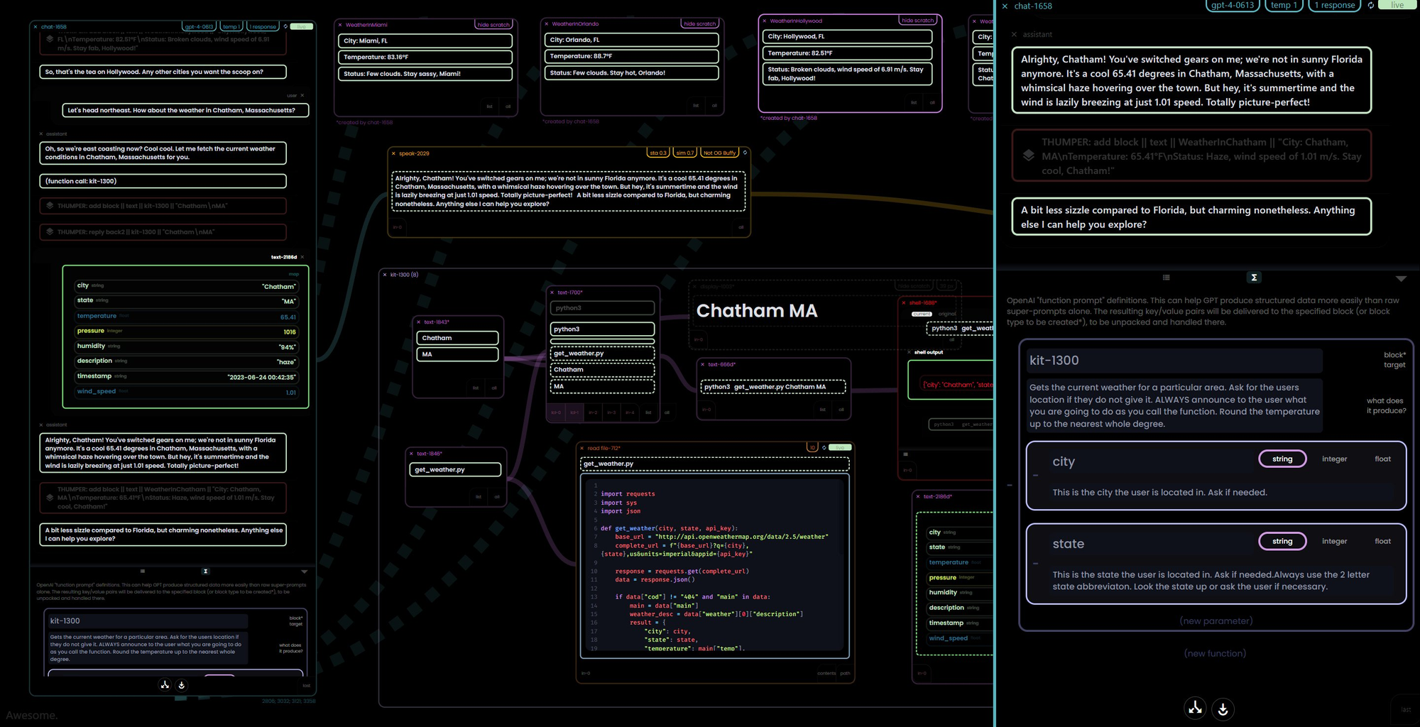 The Color & Shape of Data: Living Maps, Direct Manipulation, the Code Canvas